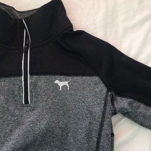 Black & gray workout jacket